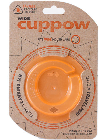 Orange Cuppow with straw tek
