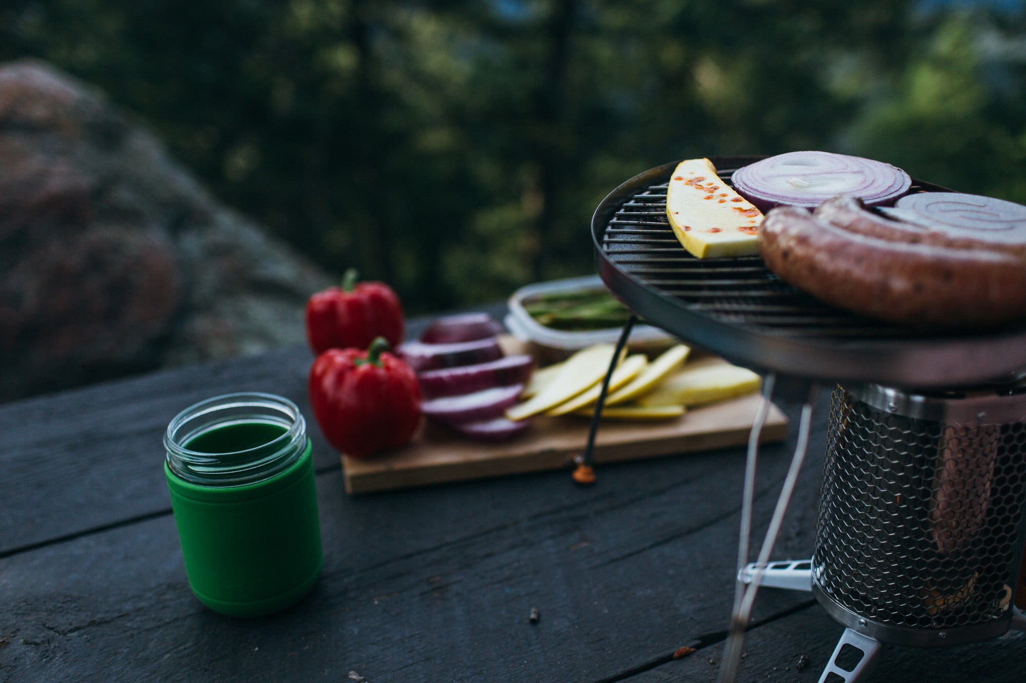 Holdster Model S: Silicone Blue with Sip and Straw Lid