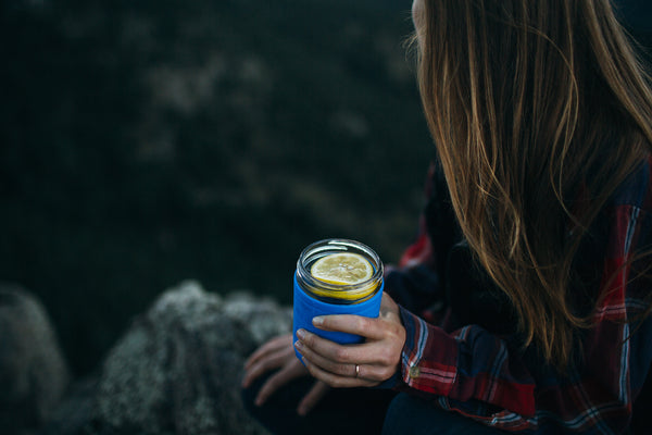 Blue Holdster Model S Silicone Mason Jar Mug
