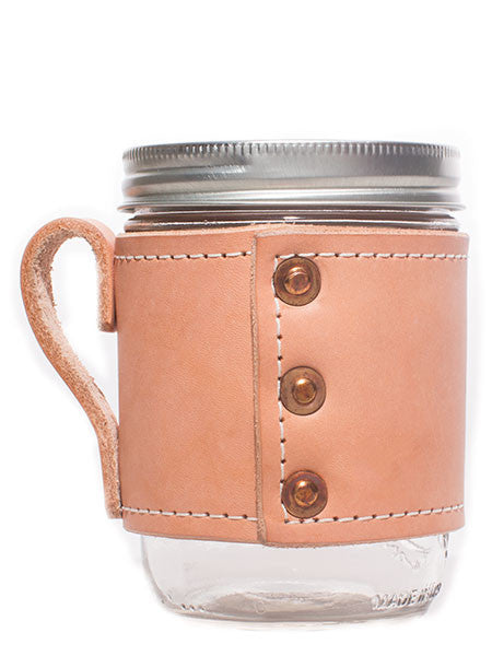 Leather Mason Jar Mug – Ellicott & Co.