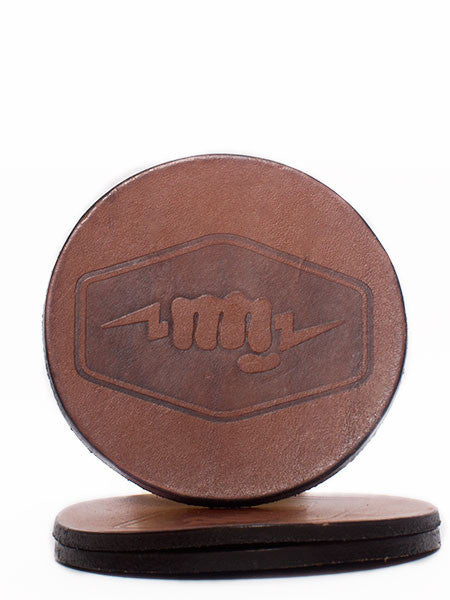 Holdster Fist Leather Coasters
